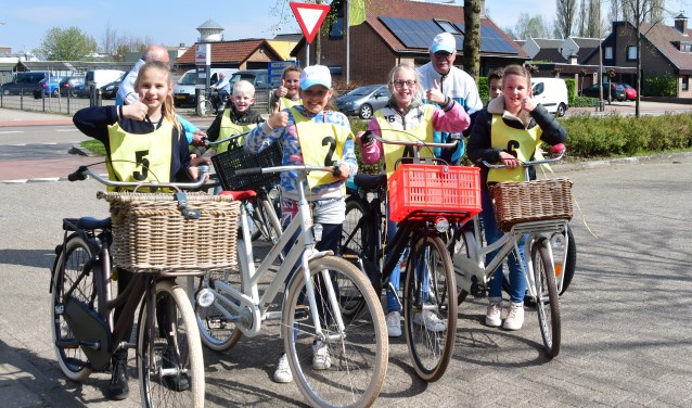 Het verkeersexamen vorig jaar.