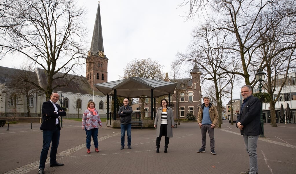 De medewerkers van de Baarnsche Courant