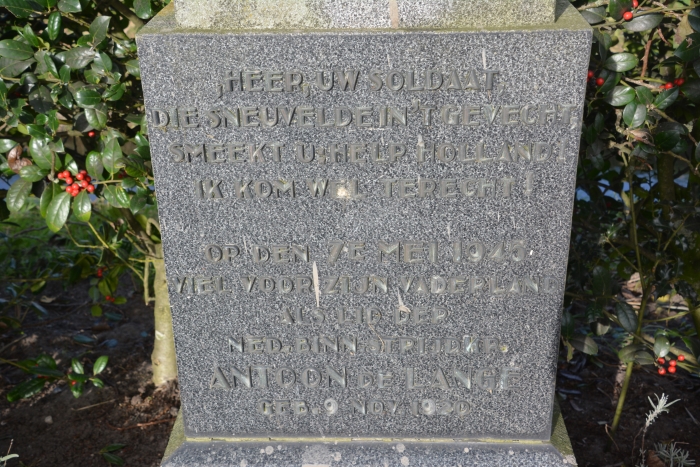 Monument Antoon de Lange