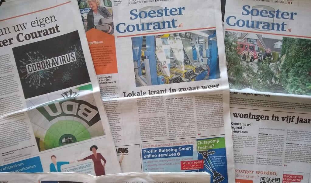 De Soester Courant en andere lokale titels van BDUmedia krijgen veel reacties op de noodkreet van vorige week. Die tonen grote betrokkenheid van de lezers.