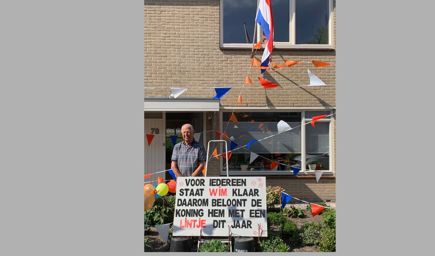 Wim Voskuilen is één van de vier personen uit gemeente Leusden die vrijdag een Koninklijke onderscheiding kreeg.