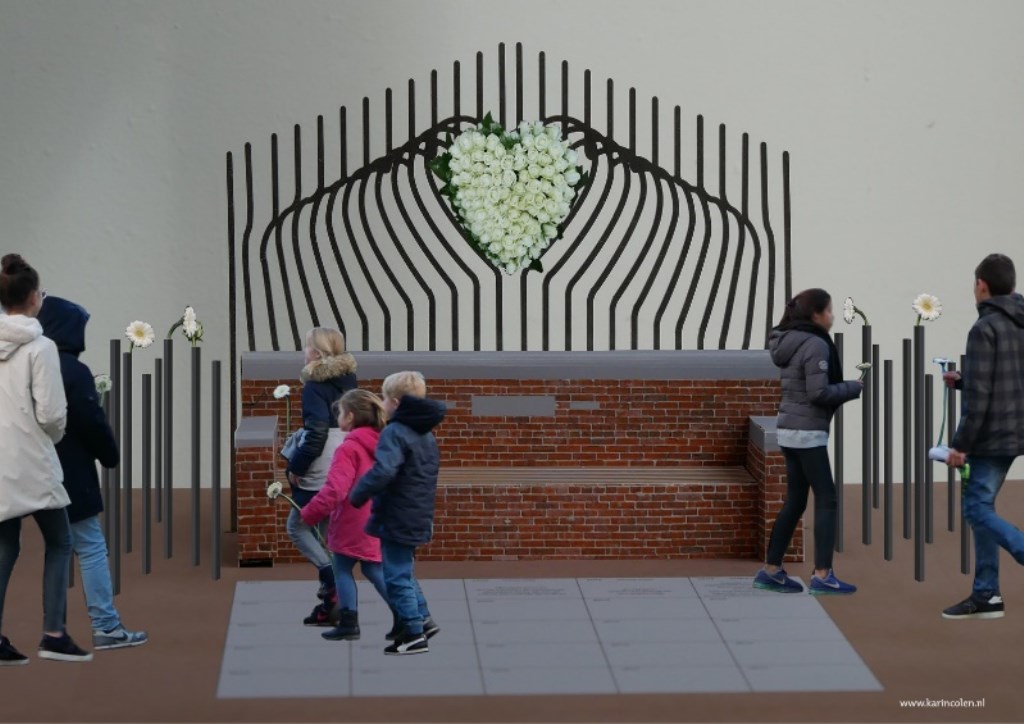 Het nieuwe monument op Het Plein