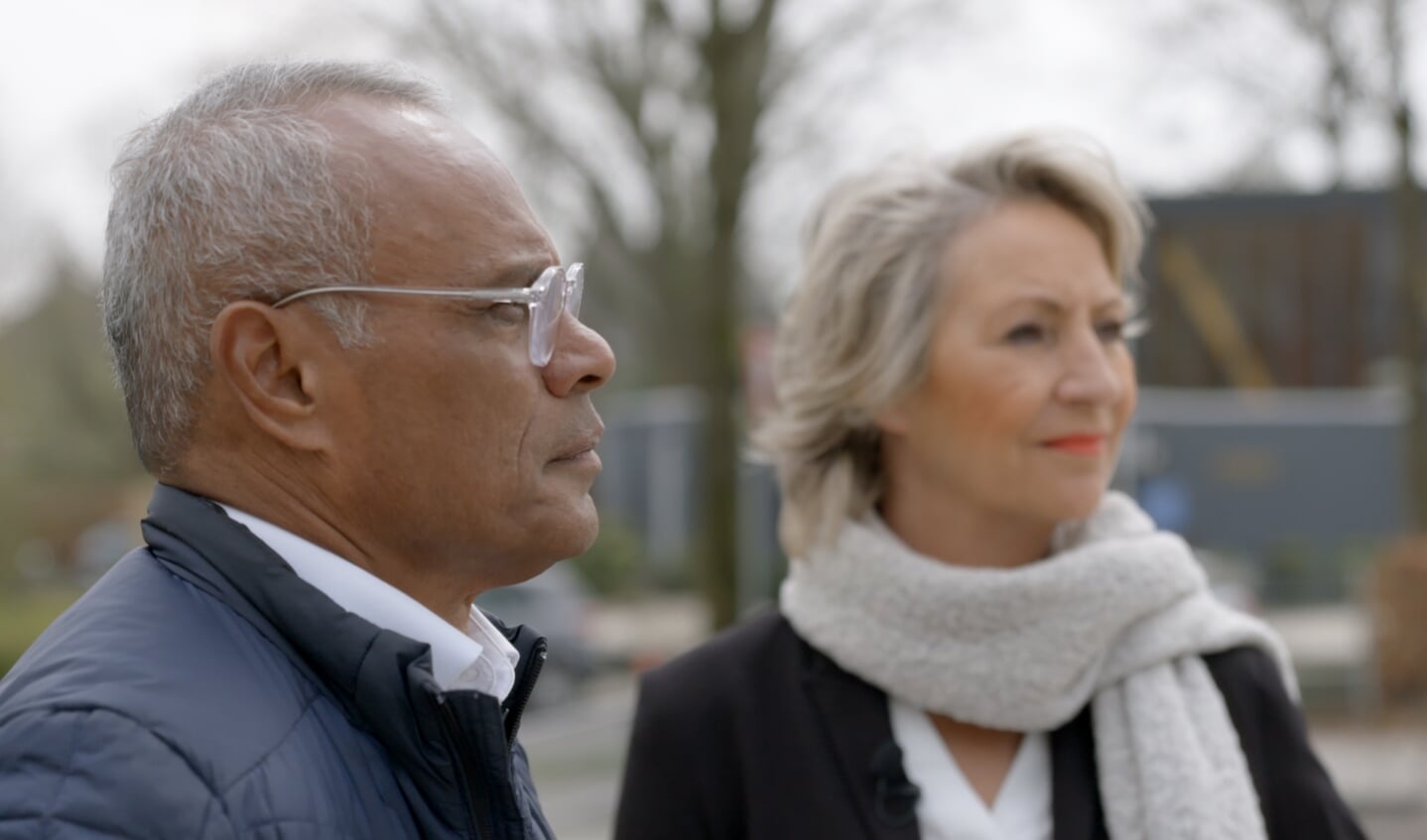 Beeld uit de documentaire ´Djordy´, met de ouders van Djordy.