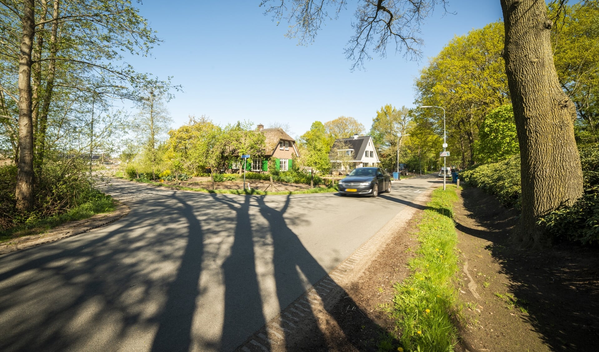 Op de Bakkersweg in Voorthuizen wordt een verdubbeling van het aantal passerende auto's verwacht.