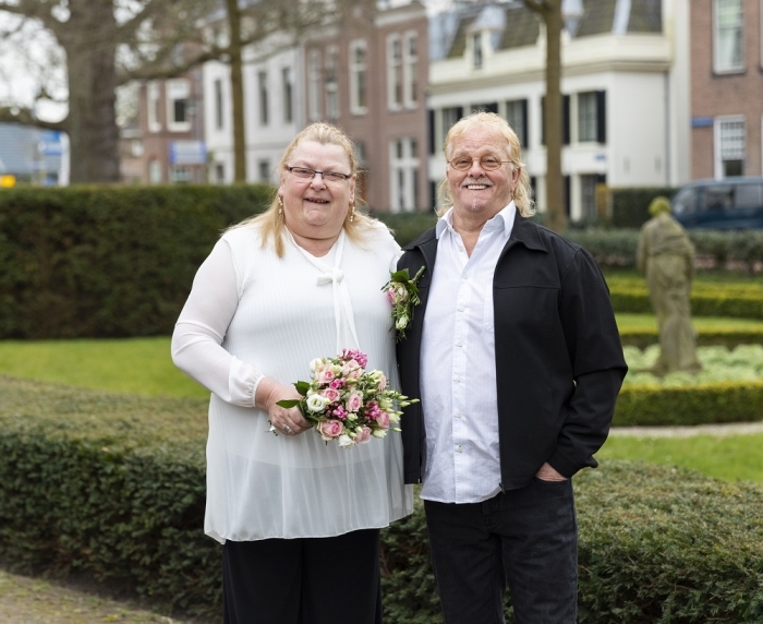 Trouwdag mevrouw Kuiper en meneer Krol