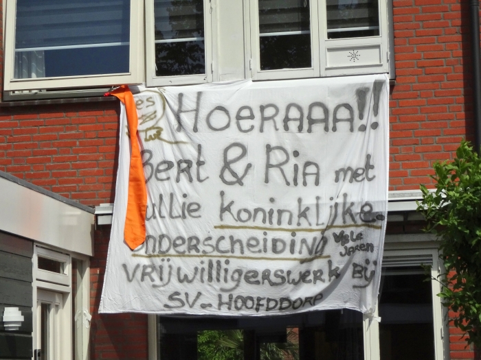 Erkenning voor Bert en Ria met een Koninklijke Onderscheiding