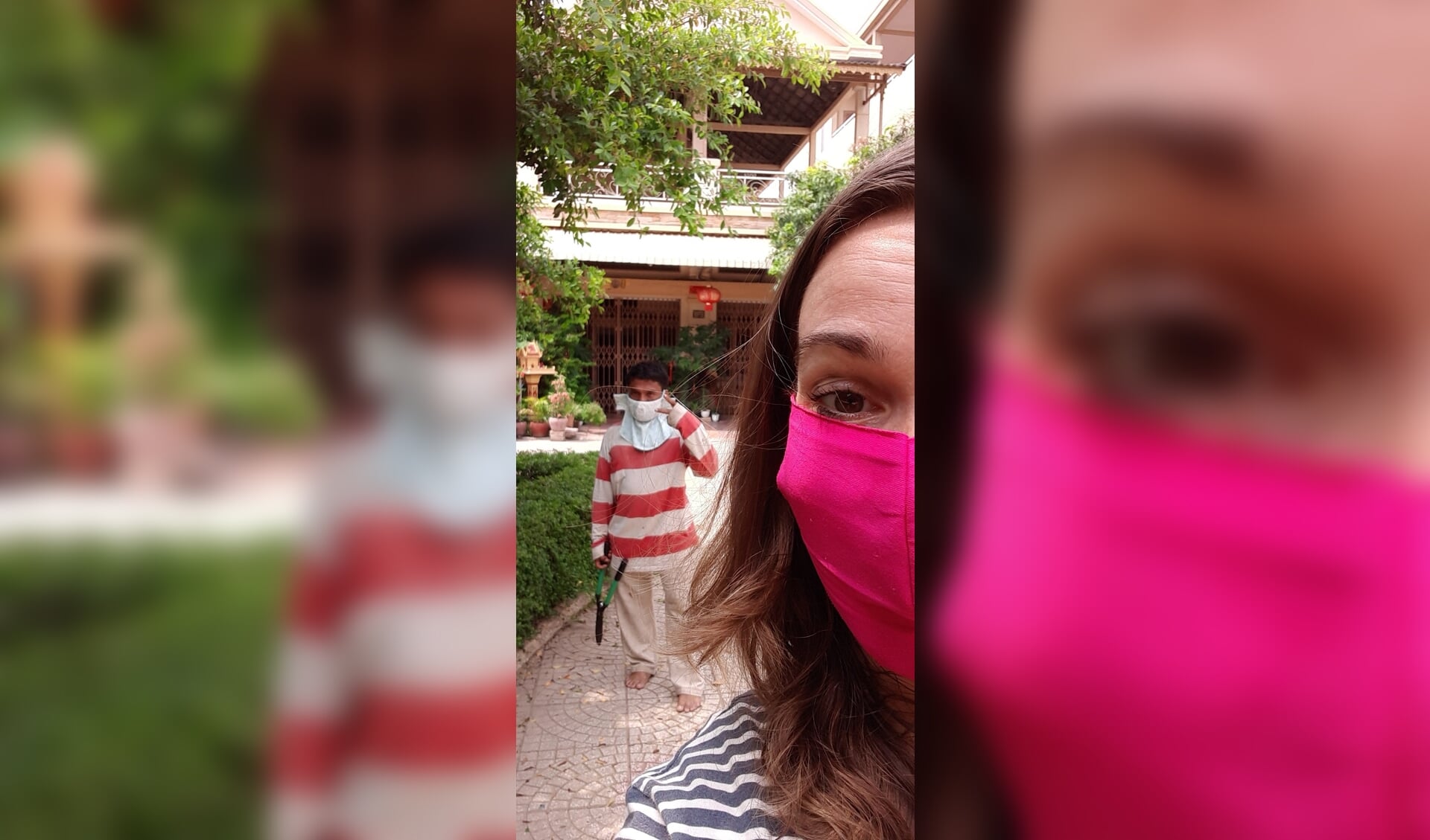 Aline Wisse woont sinds januari in Cambodja, dat ook in de ban is van het coronavirus.