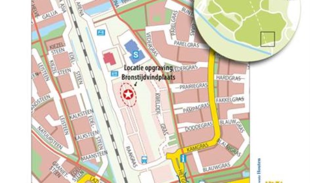 De vindplaats van de nederzettingen