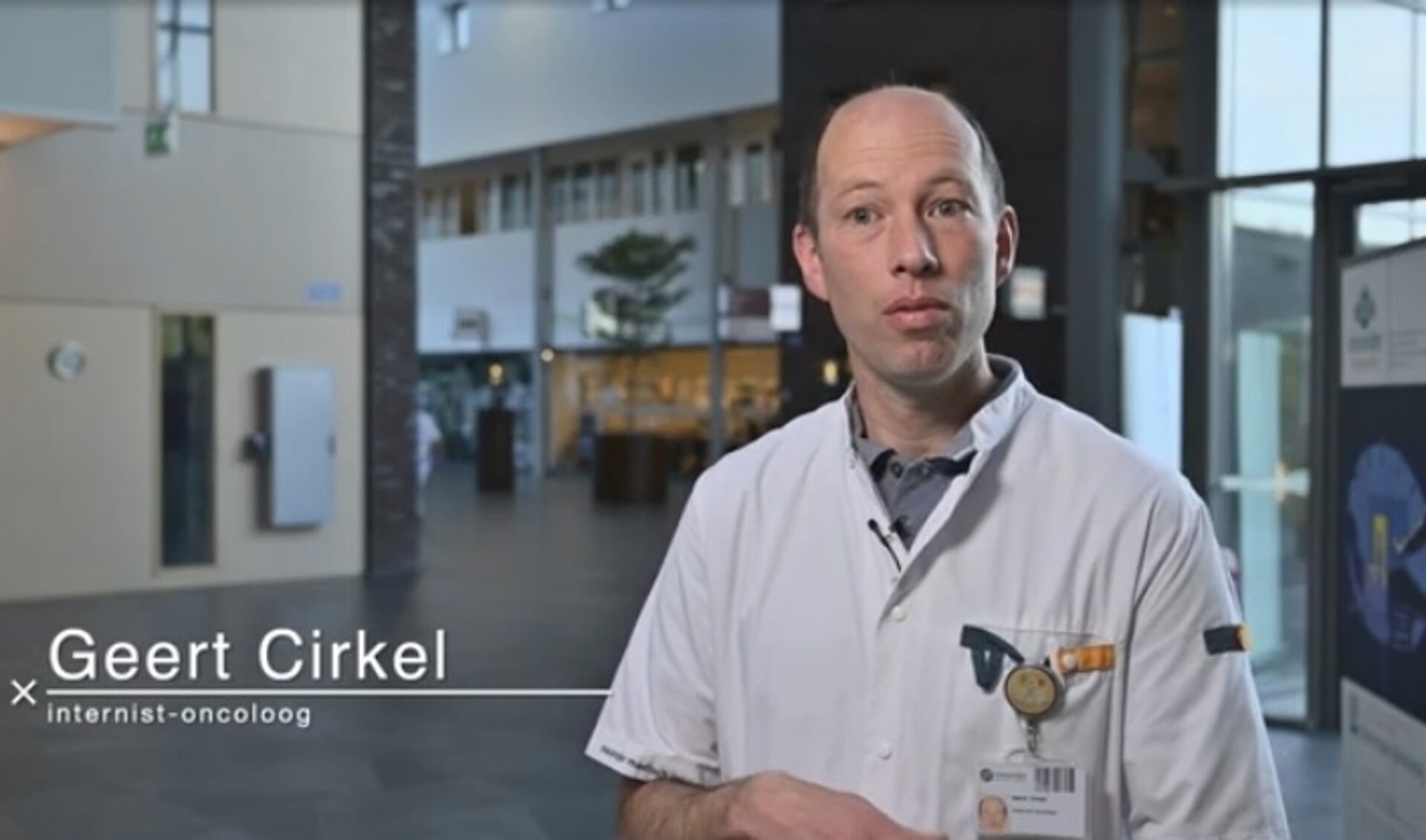 Internist-oncoloog Geert Cirkel: 