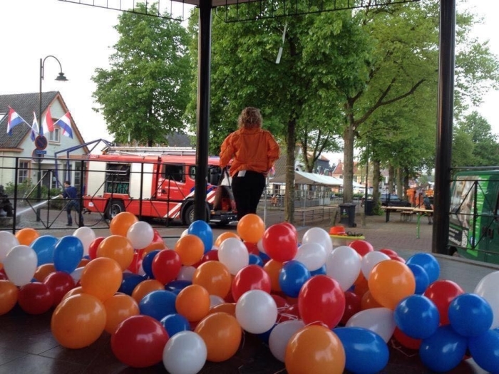 Opbouw Koningsdag Leersum