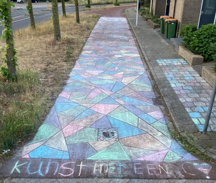 Streetart in de Maandereng