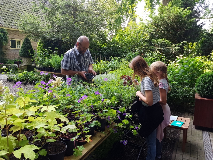 Plantenverkoop voor goede doel tijdens open tuin