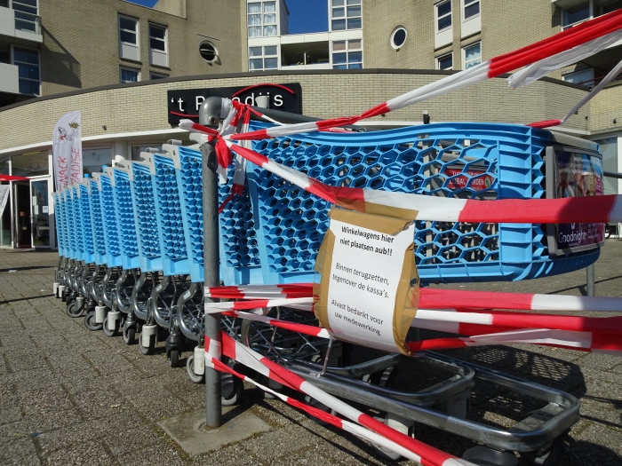 Winkelwagentjes fout geparkeerd....