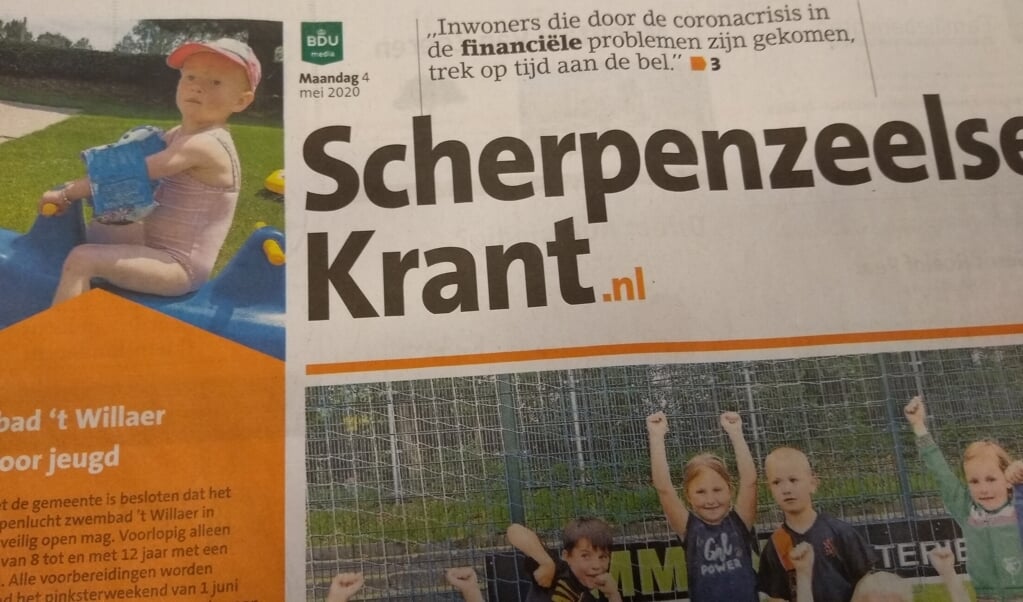 Voor de continuïteit van de Scherpenzeelse Krant.nl is alle steun nodig.