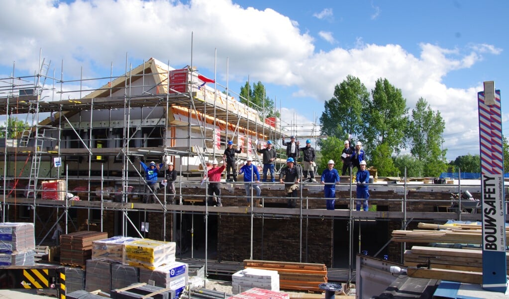 Het hoogste punt van hospice De Cirkel voor de Alblasserwaard in Papendrecht is bereikt.