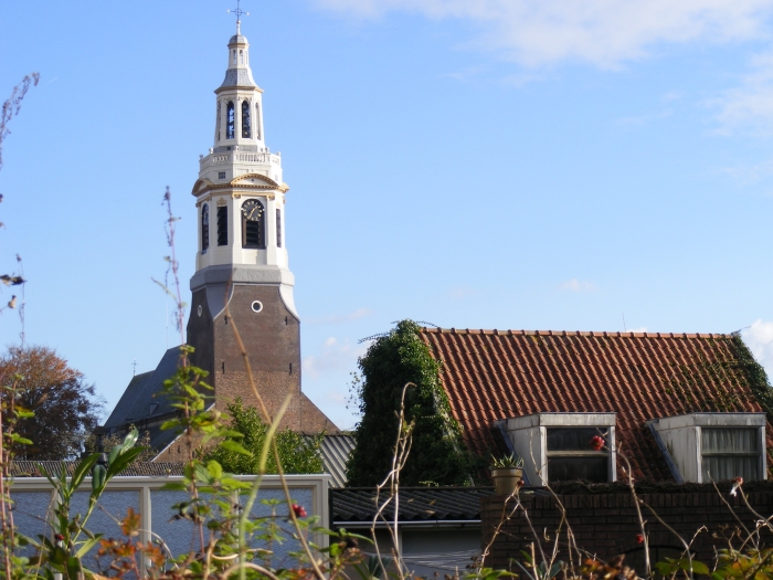 de toren van de tuin bij Huize de Brink
