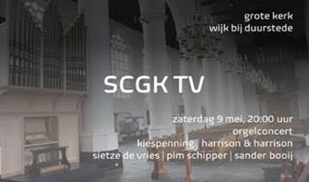 Orgelconcert SCGK TV