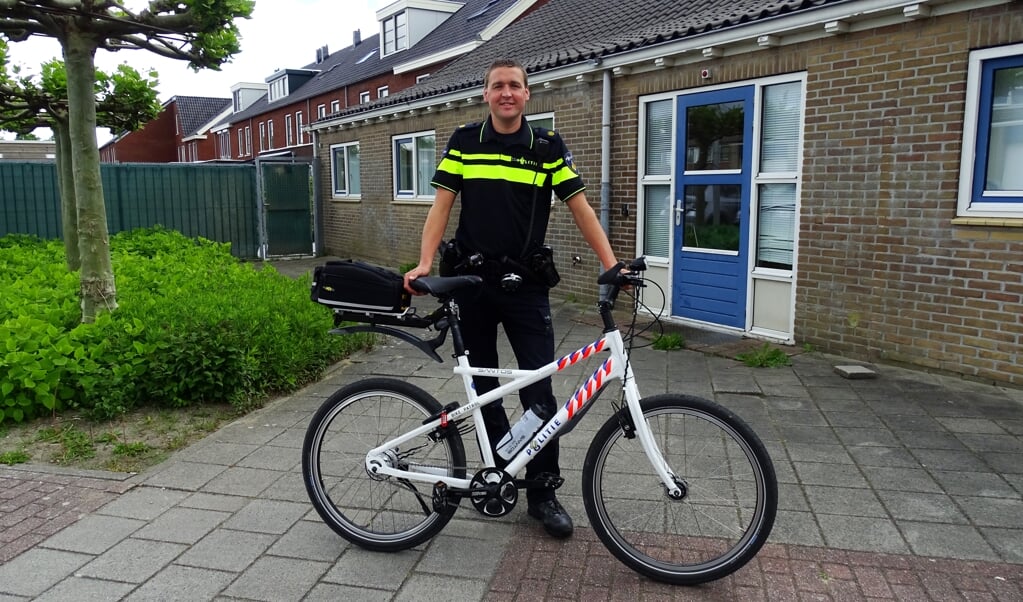 Andy Knaap. “Ik probeer het meest op de fiets te doen. Die staat altijd achter in de bus.