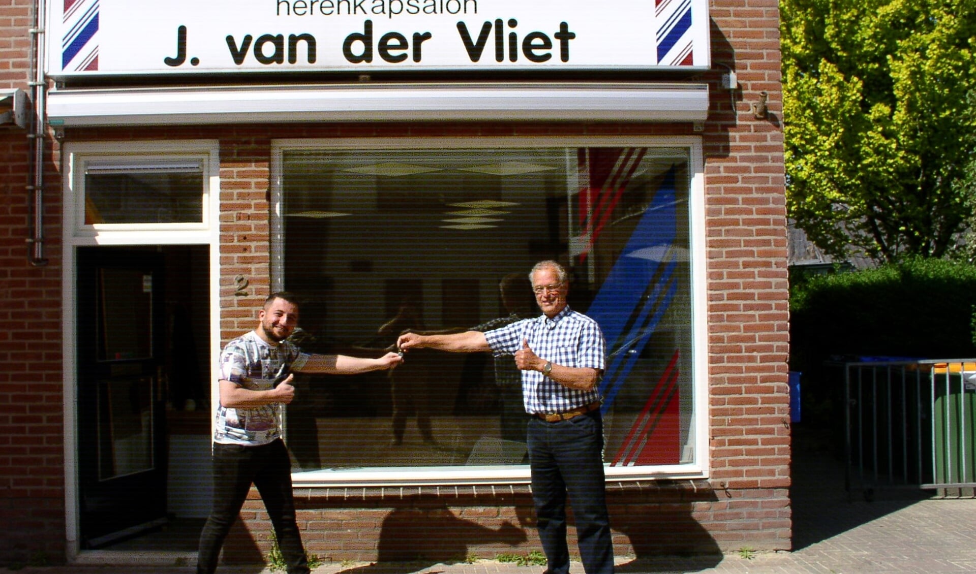 Links Gabriël, rechts Johan van der Vliet