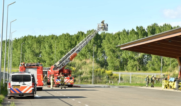 Brand bij Rijkswaterstaat langs de A27