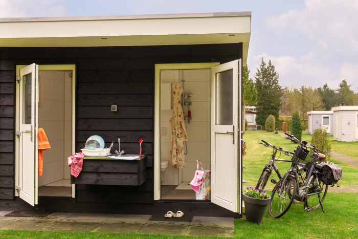 Ook zijn er campings met privésanitair, zoals camping Boslust