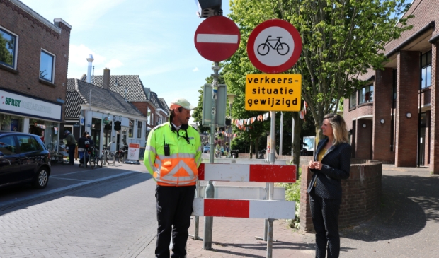 De Dorpsstraat in Ouderkerk.
