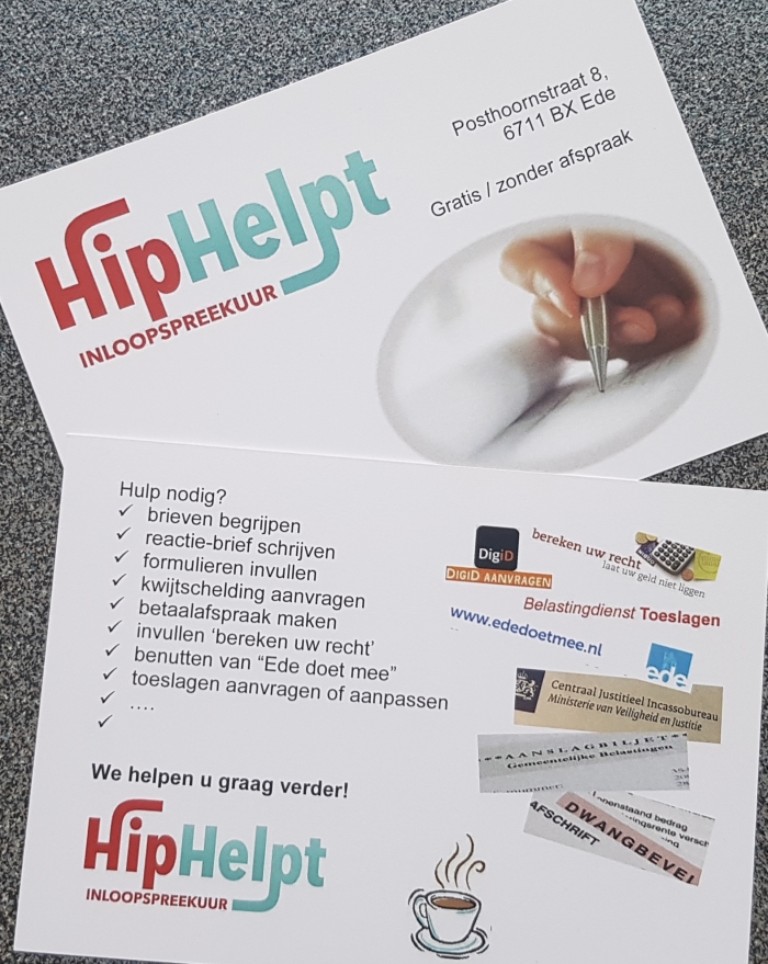 Inloopspreekuur - hulp bij administratie