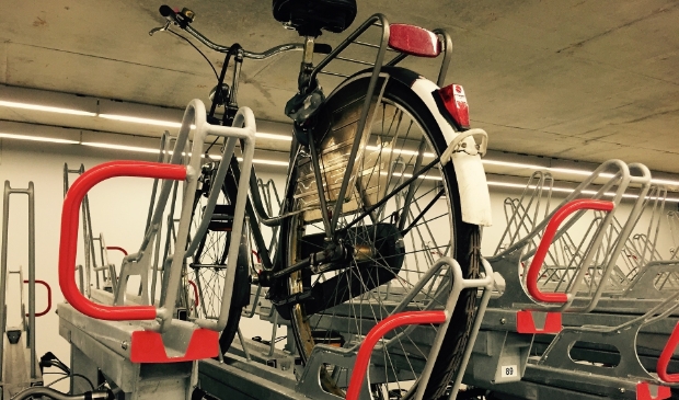 Een bewaakte fietsenstalling.