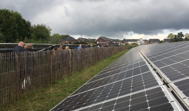 Actie tegen zonnepanelen aan de Groenewoudseweg