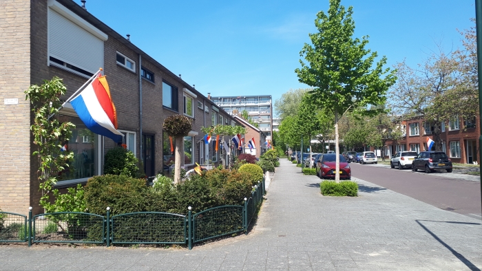 Vlaggende Venusstraat 5 mei