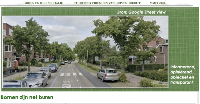Bomen zijn net buren