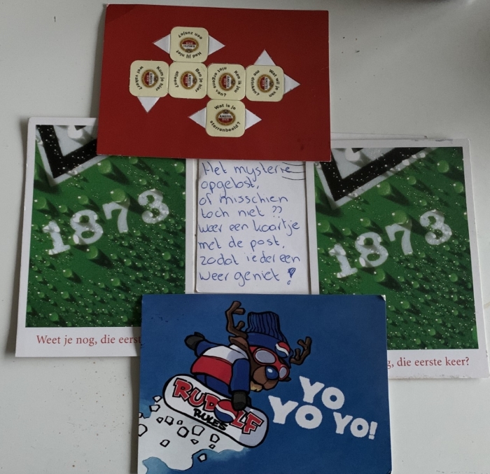 mysterieuze kaartjes