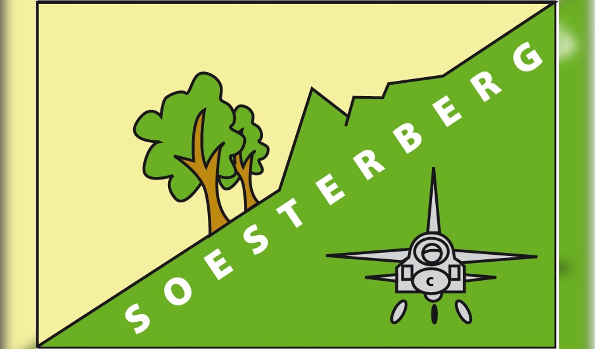 De dorpsvlag van Soesterberg kan niet uit voor er duidelijkheid is over subsidie van de gemeente.