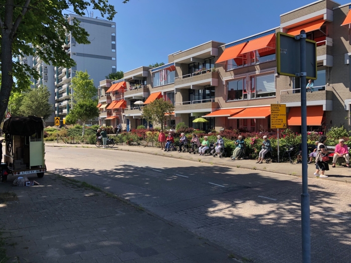 Draaiorgel op Telstarweg in Duivendrecht