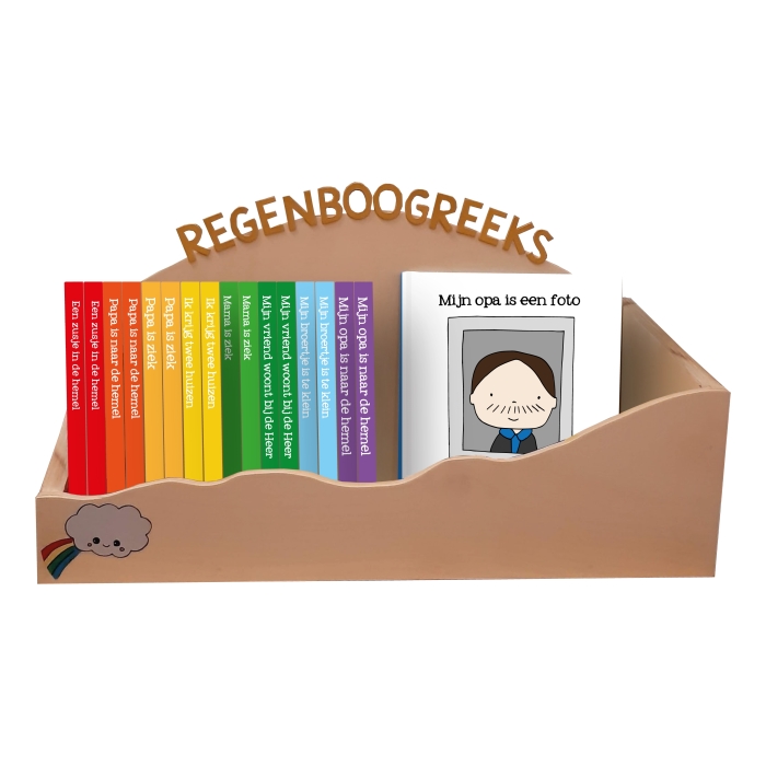 De verschillende titels van de Regenboogreeks