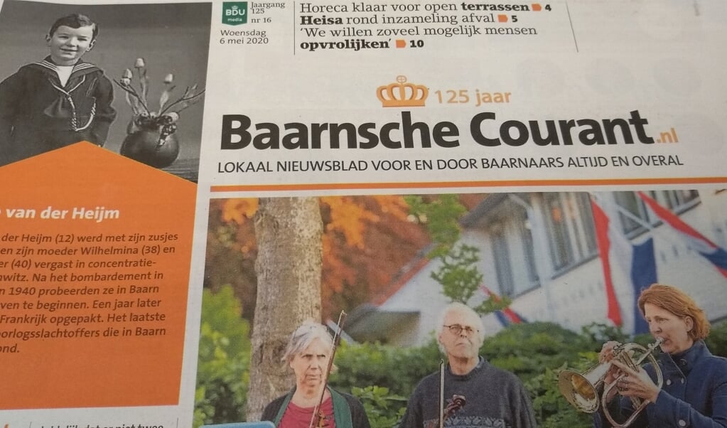 Voor de continuïteit van de Baarnsche Courant.nl is alle steun nodig.