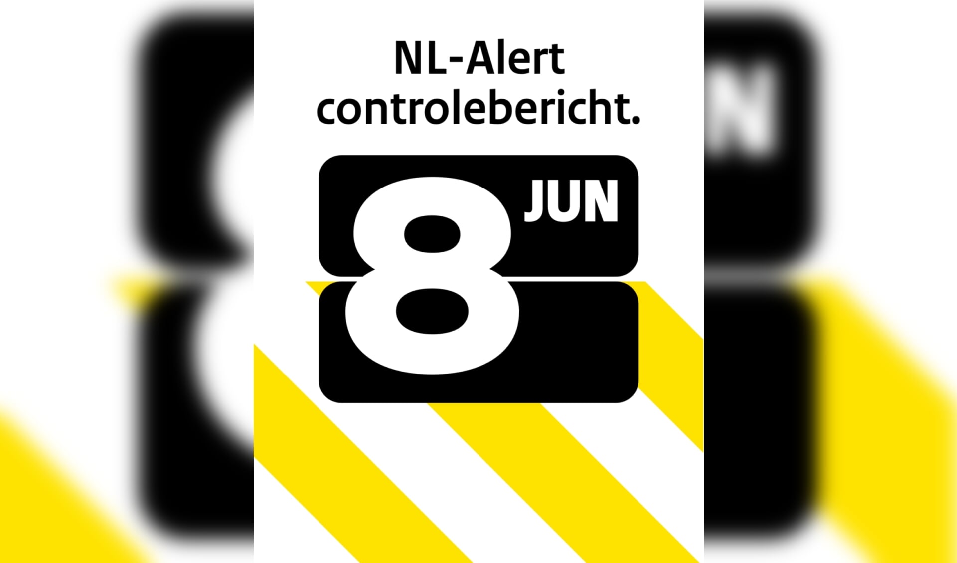 NL-Alert controlebericht 8 juni