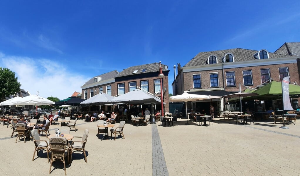 Cafés en terrassen zijn weer open, zo ook in Nijkerk.