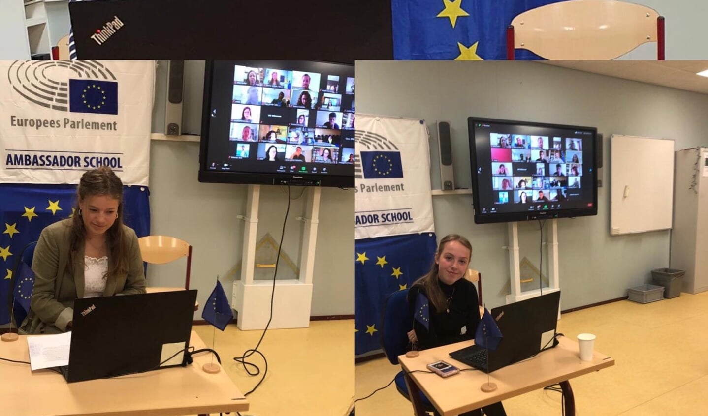 Junior EP Ambassadors van het Revius Lyceum Doorn