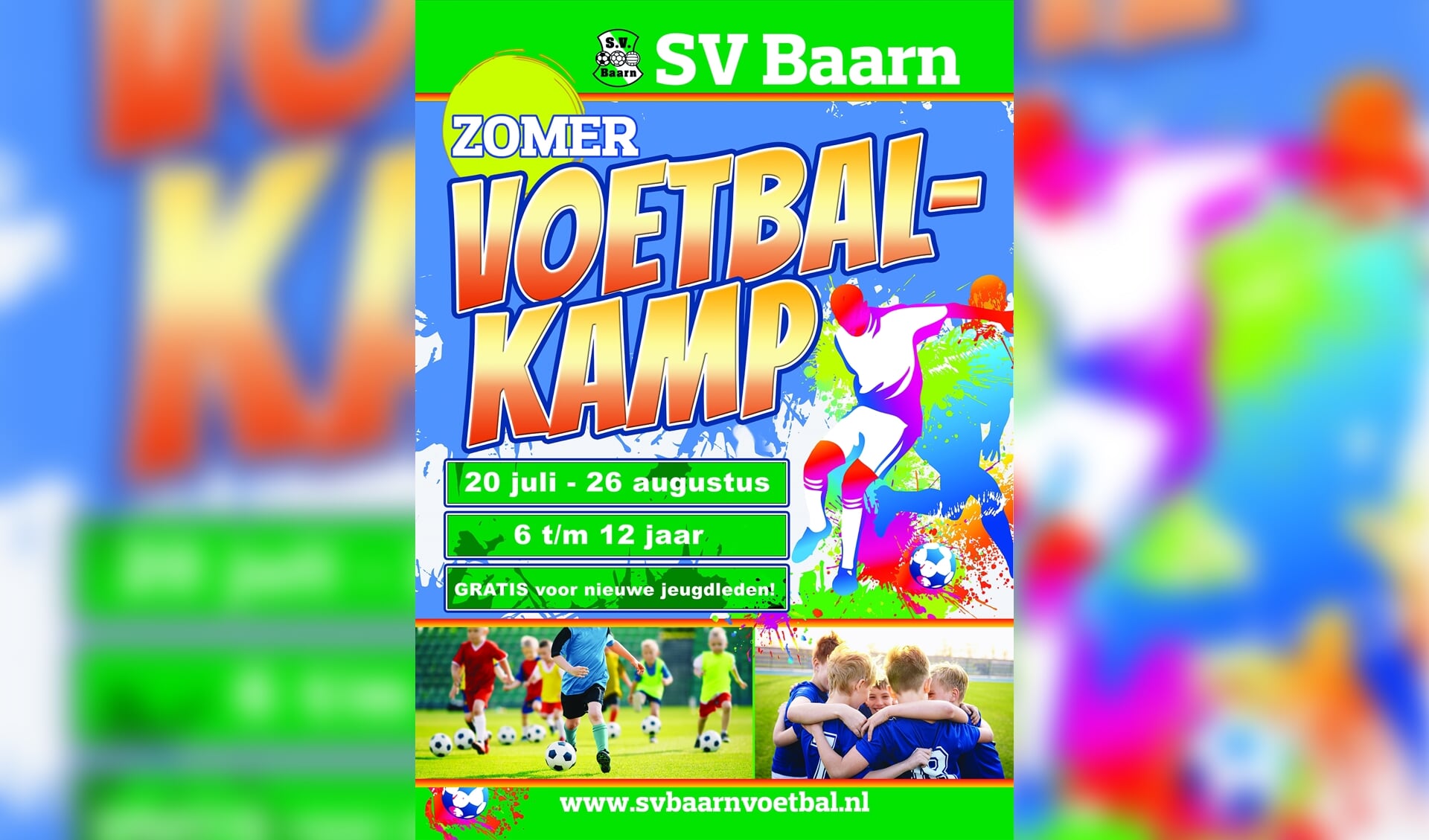 Poster Voetbalkamp