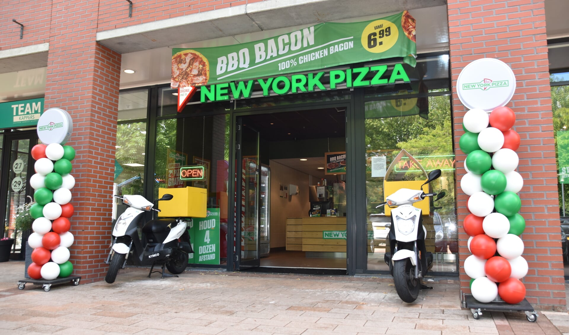 Het is bijna precies één jaar geleden dat de Gorcumse vestiging van New York Pizza opende in het Piazza Center.