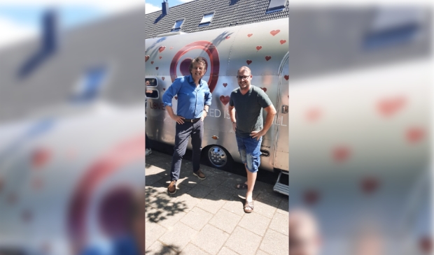 Meester Roel en Robert kunnen ook nog even lachen voor de fotograaf.