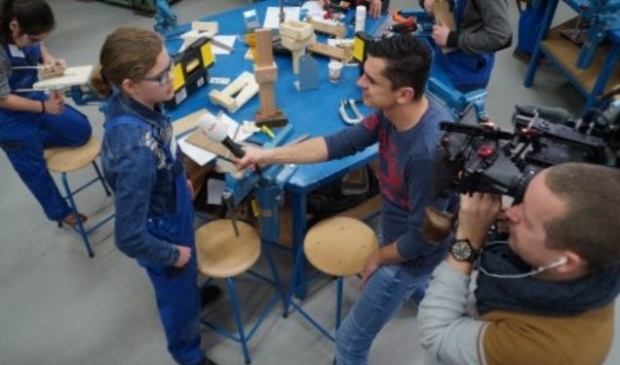In februari maakte de NOS nog tv opnames op 't Gilde vakcollege