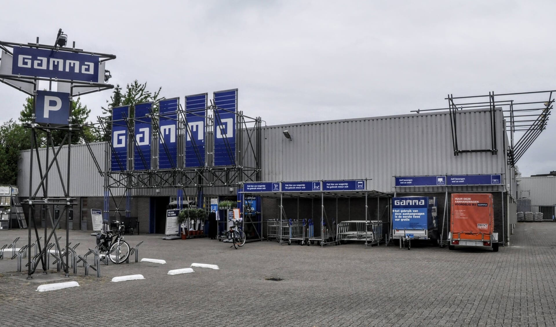 De huidige locatie van de Gamma in Barneveld.