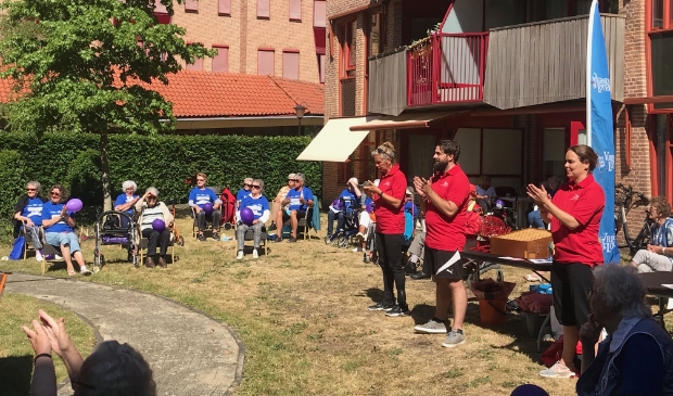De Nationale balkon Beweegdag in het Reinaldahuis te Haarlem