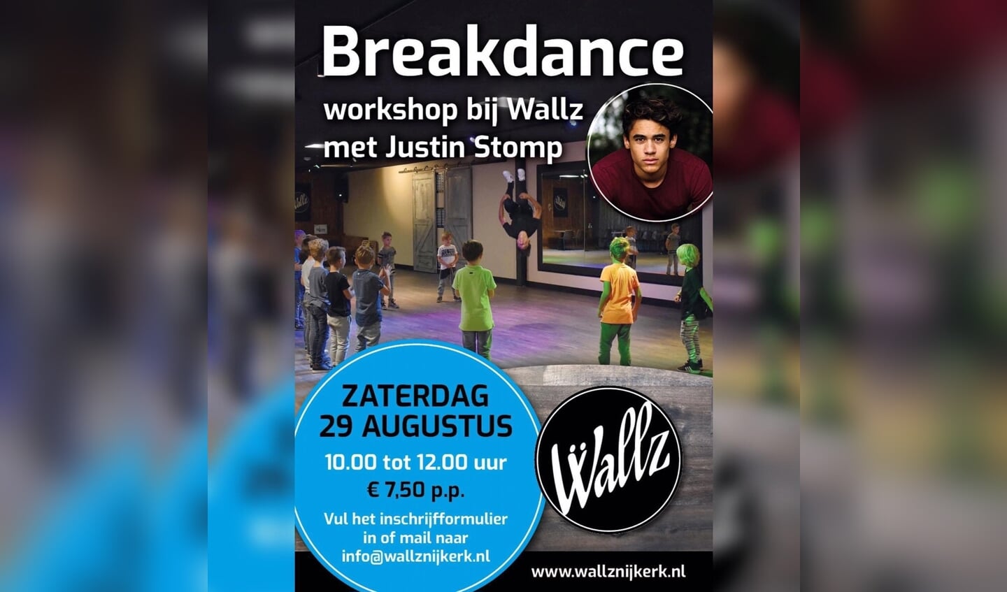 Foto van de breakdance zaal