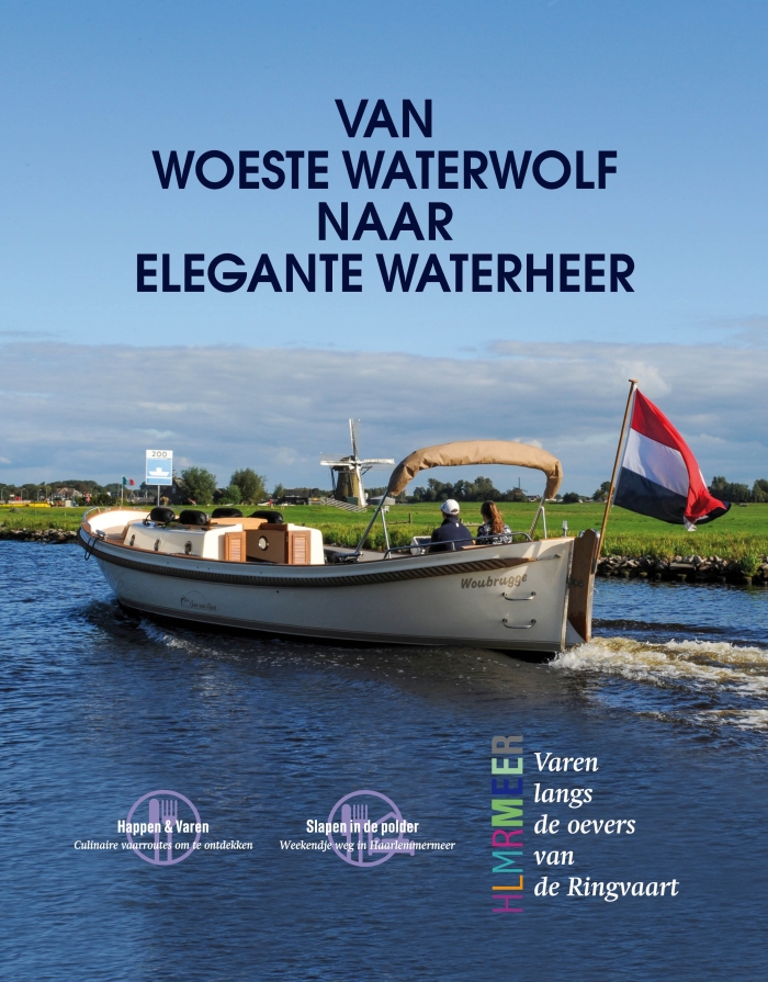 Cover van het magazine "Varen langs de oevers van de Ringvaart"