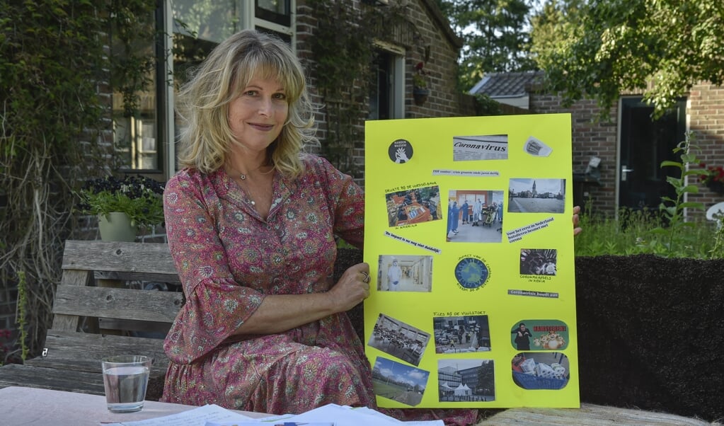 Marie-Louise Loomans, initiatiefneemster van het geschiedschrijvingsproject: ,,Ik wil graag vanuit emotie en beleving van het jonge kind terugkijken op de coronatijd.