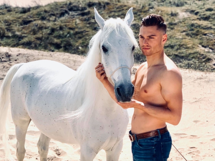 Paul Luzineau - De Mooiste man van Nederland 2019 & Paard Ziggy
