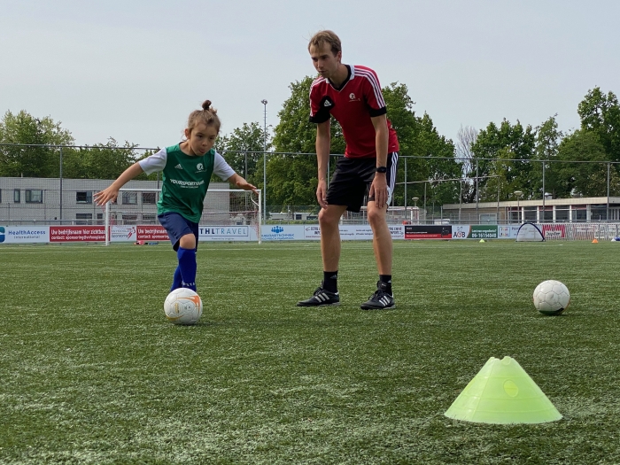 Voetballen bij De Voetbalschool